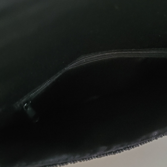 Zebra Pattern Sequin Evening Bag Clutch or Chain Shouder Strap - Picture 9 of 9